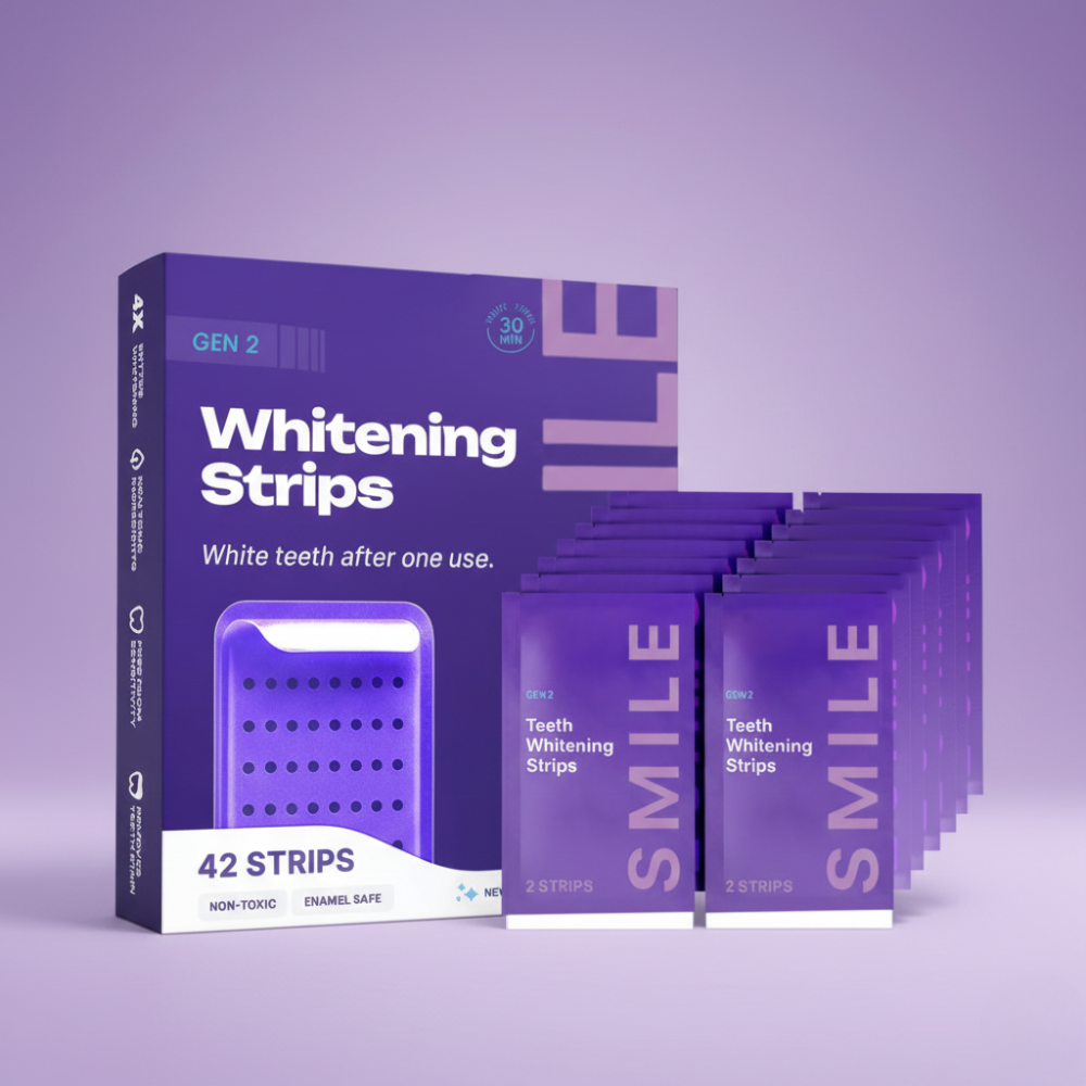 Puraderma Tiras Blanqueadoras Moradas