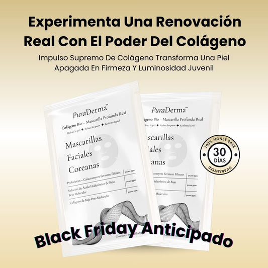 Mascarilla Coreana Nocturna de Colágeno Profundo PuraDerma™