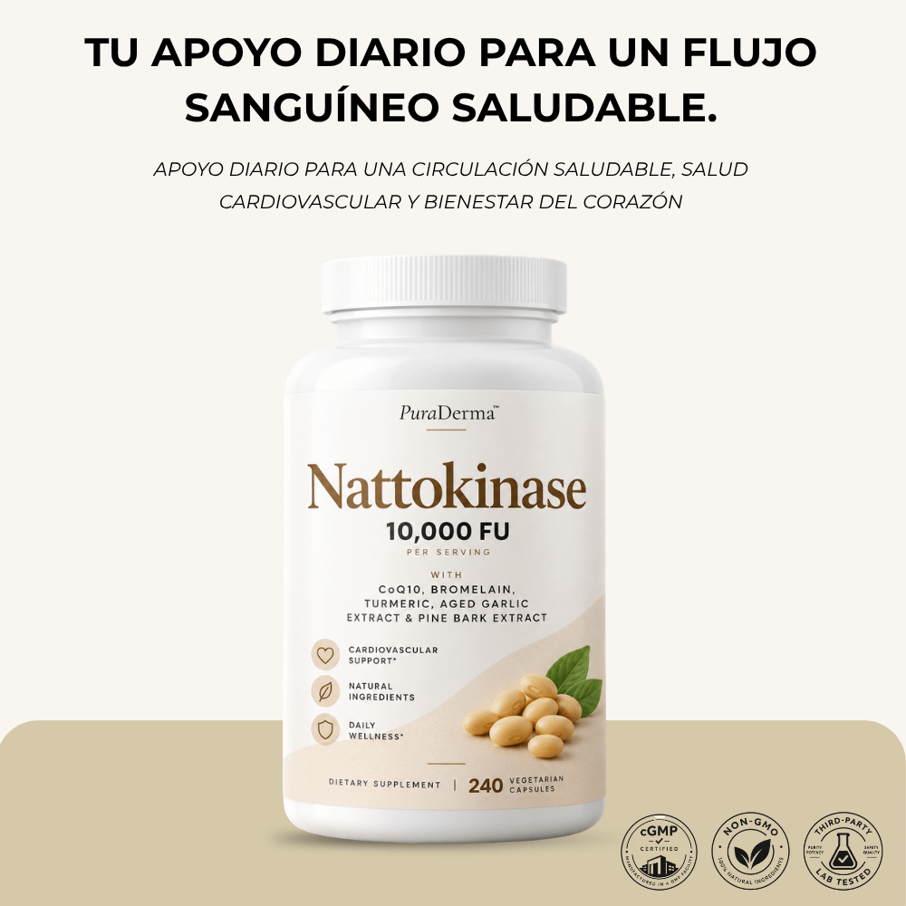 PuraDerma Nattokinasa - Apoyo Avanzado para la Circulación