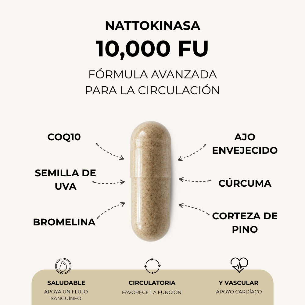 PuraDerma Nattokinasa - Apoyo Avanzado para la Circulación