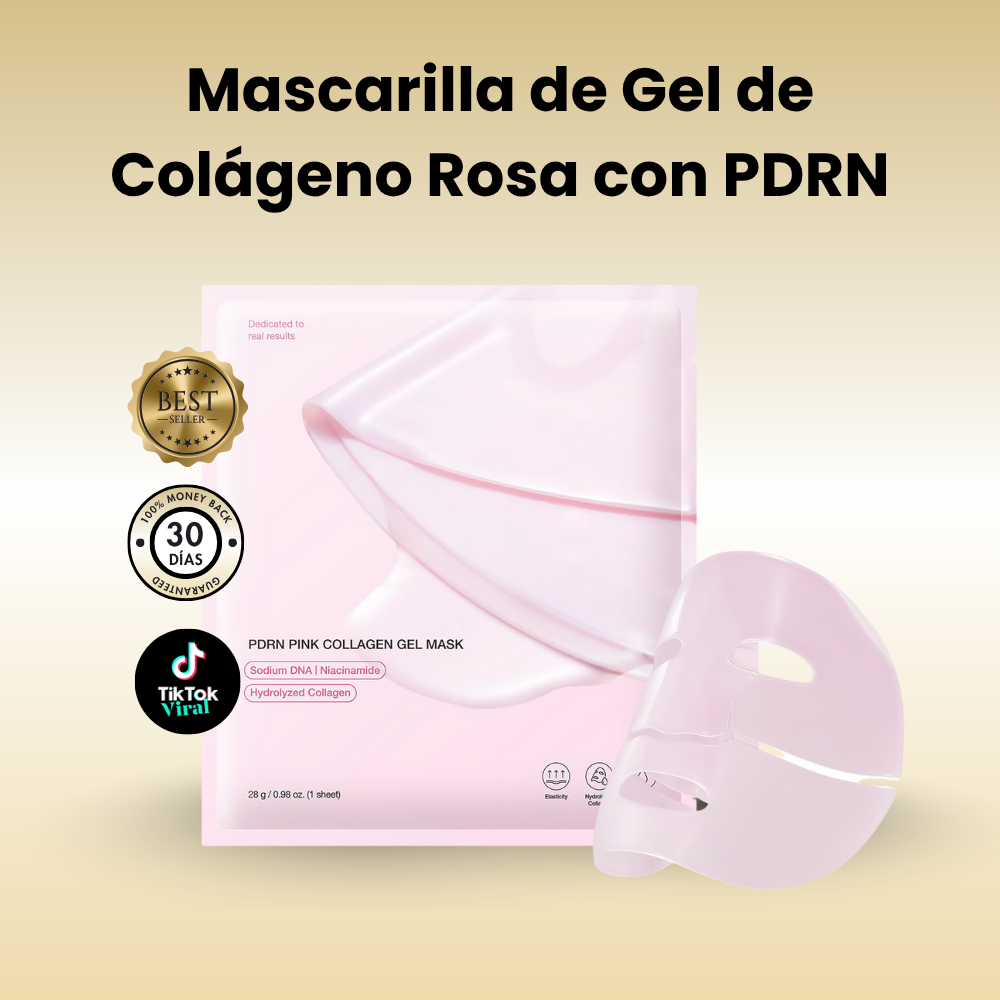 Mascarilla Rosa con PDRN de ADN de Salmón PuraDerma™