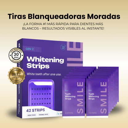 Puraderma Tiras Blanqueadoras Moradas