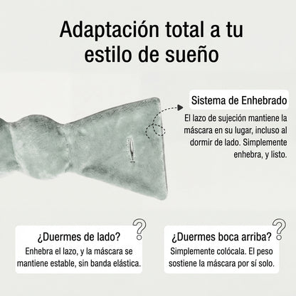 Máscara para dormir pesada