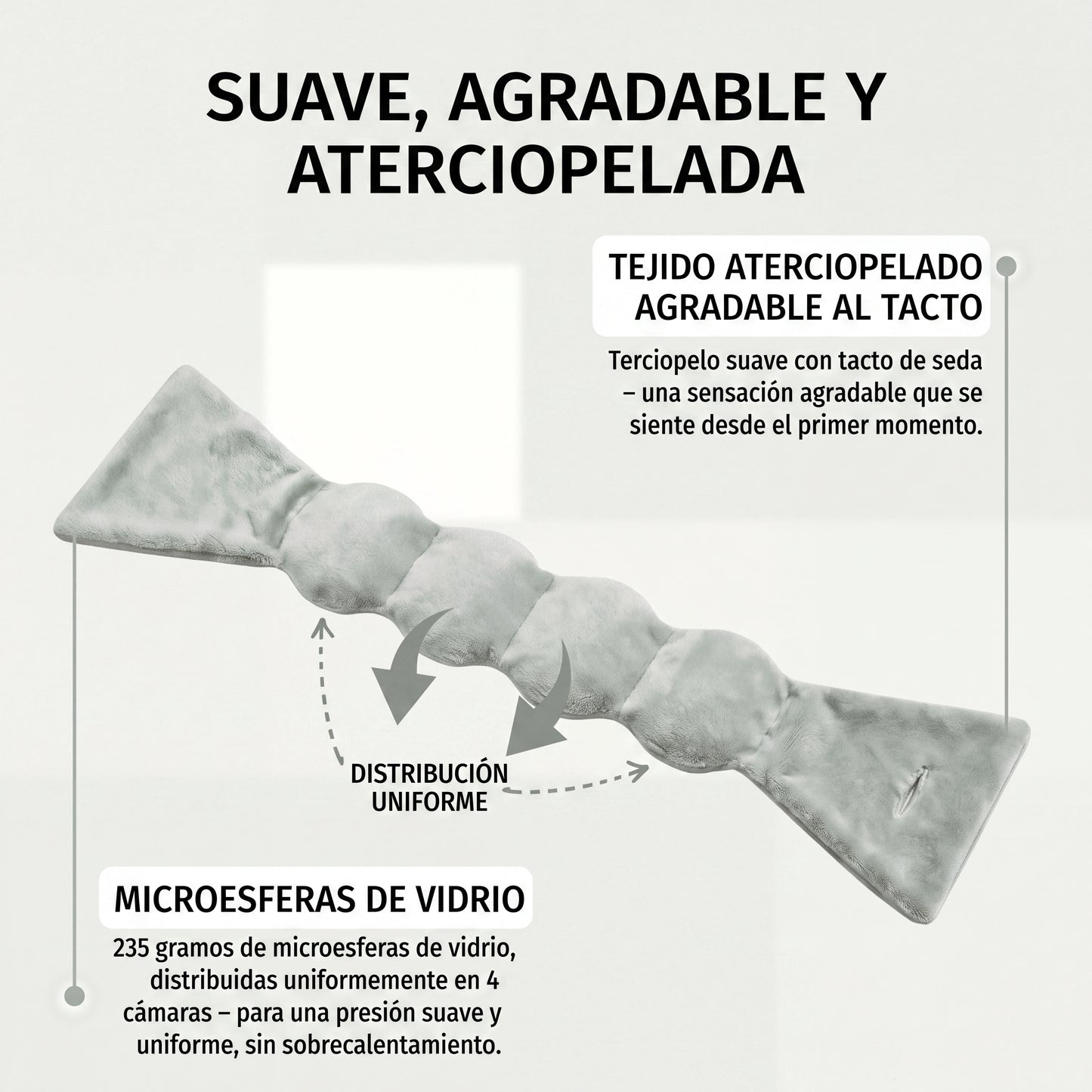 Máscara para dormir pesada