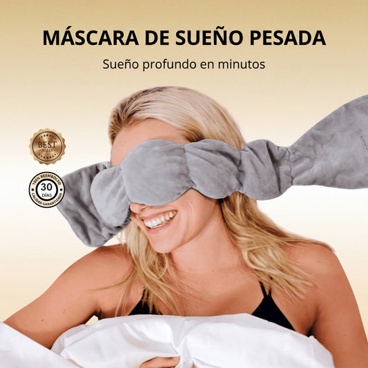 Máscara para dormir pesada