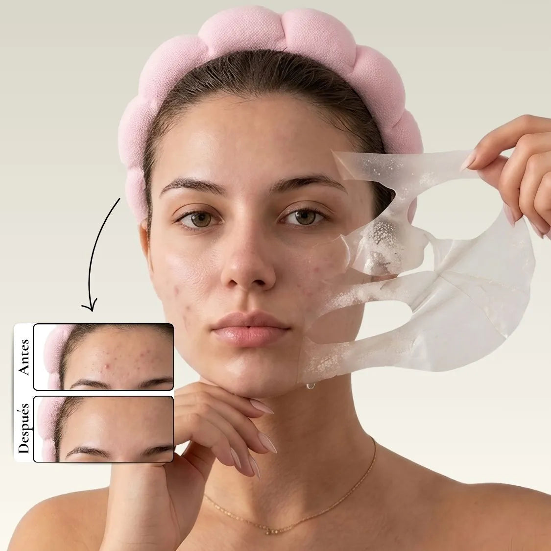 PuraDerma™ Mascarilla Hidrocoloide Anti-Imperfecciones Cobertura Total