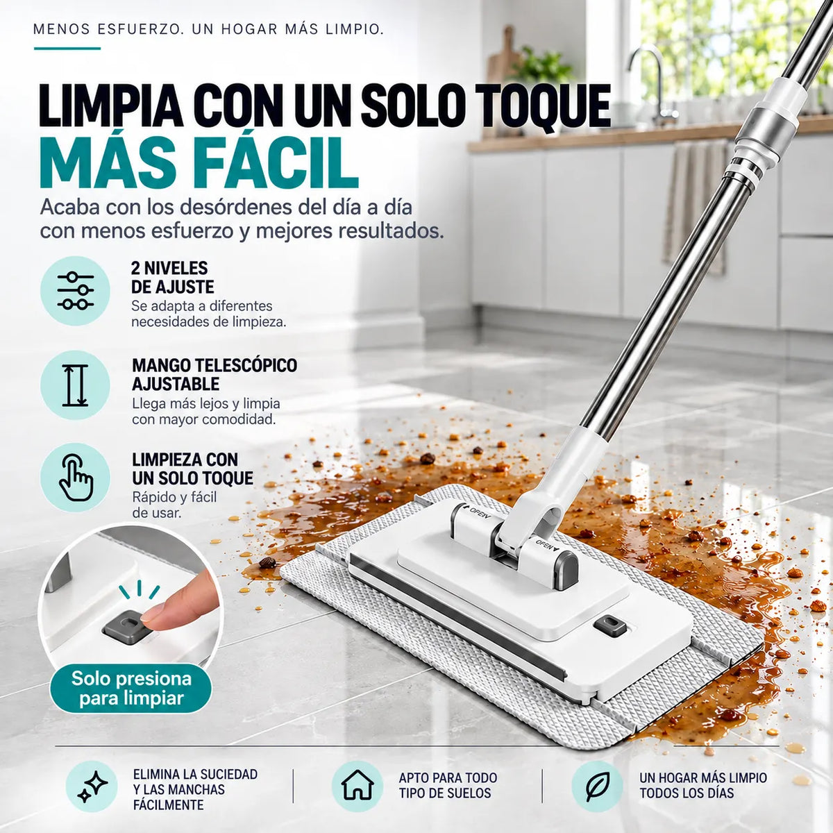Fregona telescópica Glide Pro